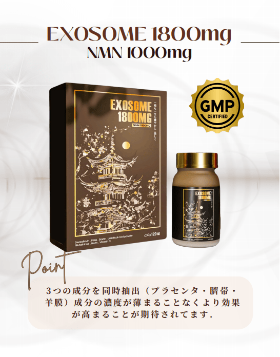 EXOSOME 1800MG – NMN 1,000mg